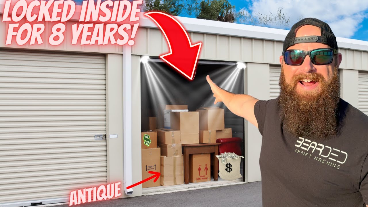 They bought ALL NEW items and locked them up for 8 years!