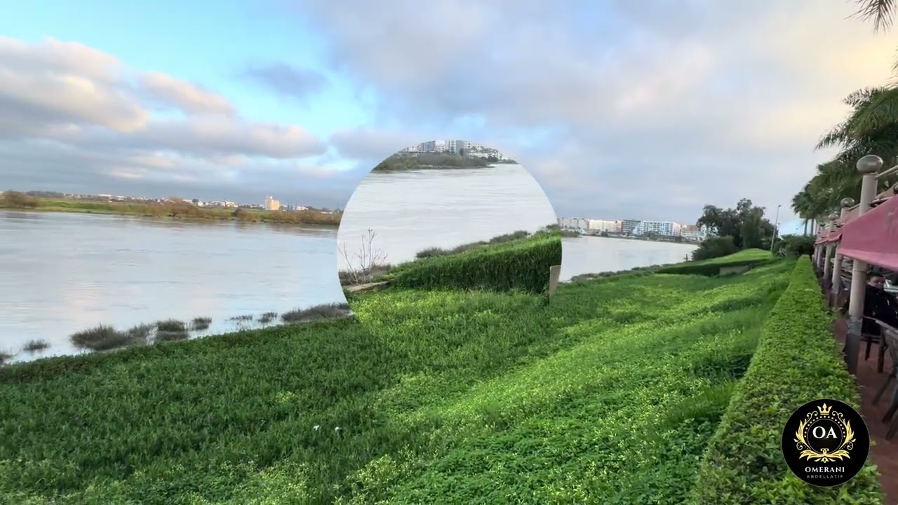 وقفة قصيرة هادئة بجانب نهر سبو بالقنيطرة،بعد زيارته المؤلمة لسهل الغرب يستسلم بهدوء للبحر المائج… 