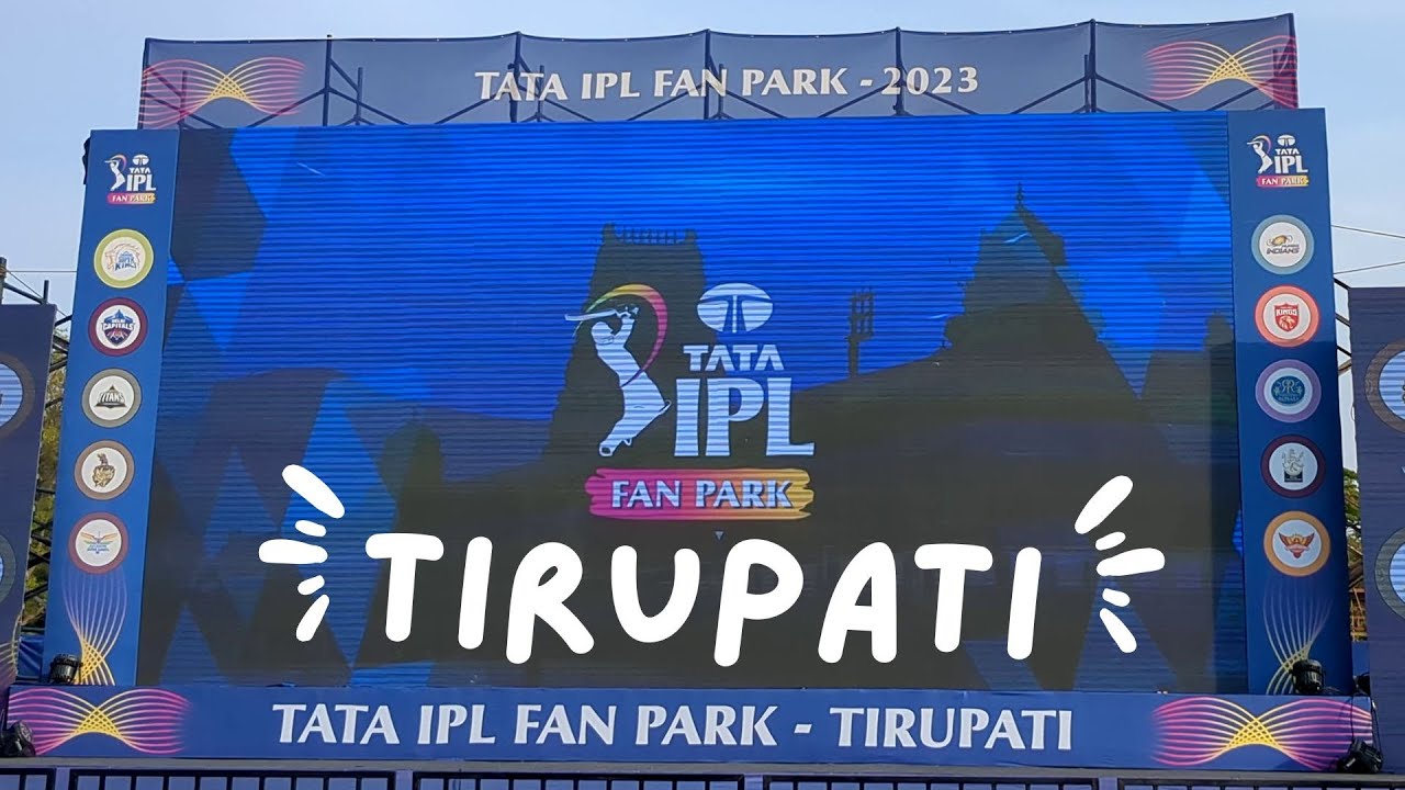IPL Fan Park Tirupati Live Mr. Living YouTube