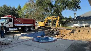 Watch Us Demolish This ENTIRE Swimming Pool