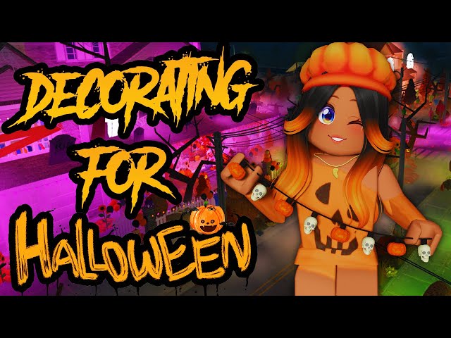 Pin by Asiiyah Grant on roblox house ideas  Bloxburg fall decor, Halloween  decals, Halloween house