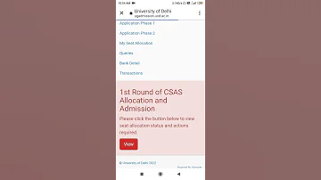 How To Upgrade Allocated Seat DU CSAS Seat Upgrade Kaise Kare Seat Upgrade Policy Shorts Csas 