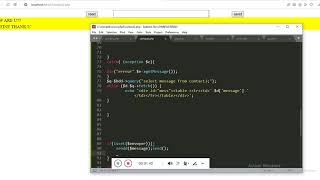 CHAT APP: MYSQL+PHP