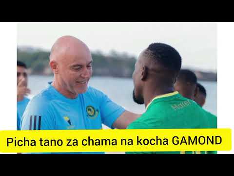 PICHA TANO ZA NGUVU ZA CHAMA NA KOCHA GAMOND WA YANGA KATIKA KAMBI UTAPENDA PICHA TANO ZA NGUVU ZA CHAMA NA KOCHA GAMOND WA YANGA KATIKA KAMBI UTAPENDA
