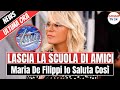 &quot;LASCIA LA SCUOLA DI AMICI&quot; Terremoto ad Amici, l’Allievo Top saluta per sempre Maria De Filippi