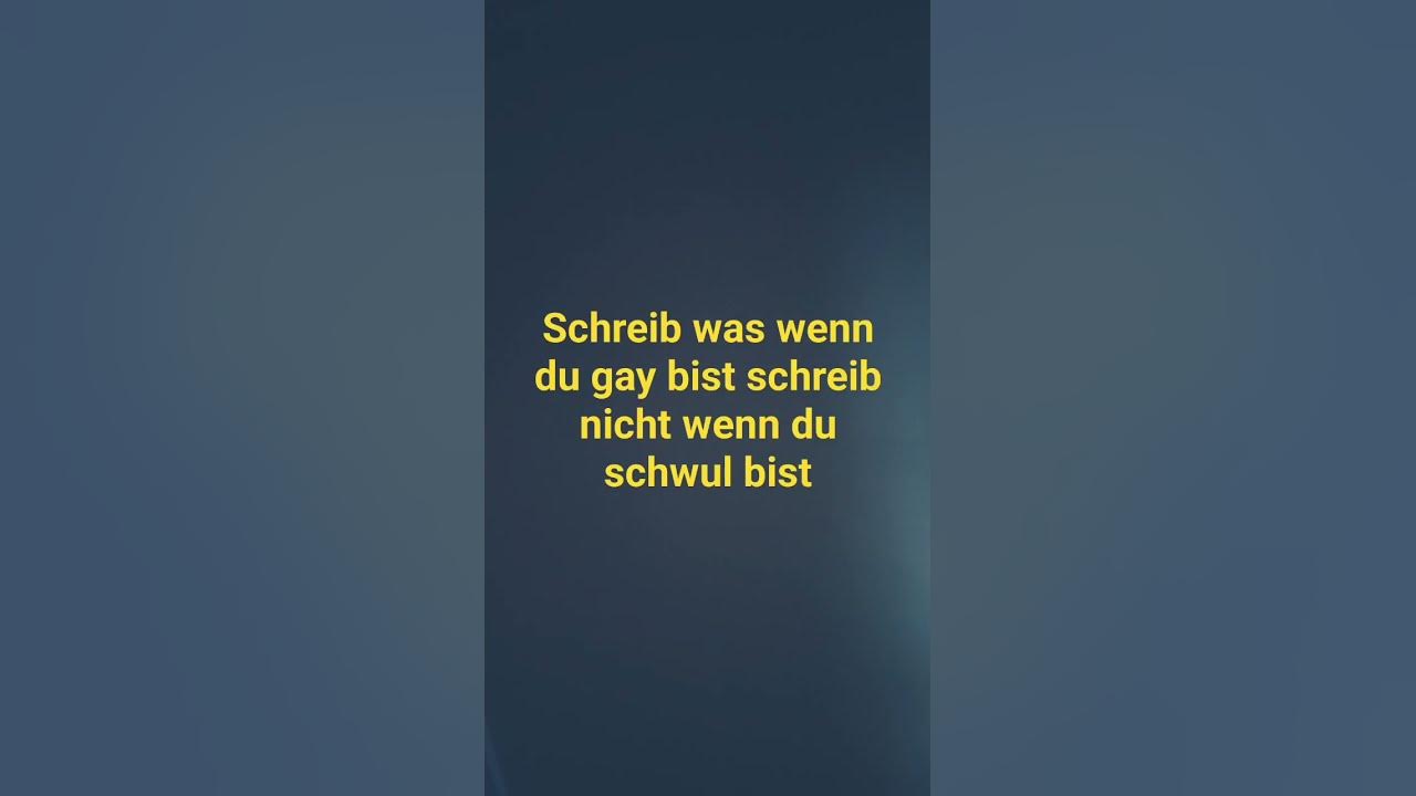 bist du schwul YouTube