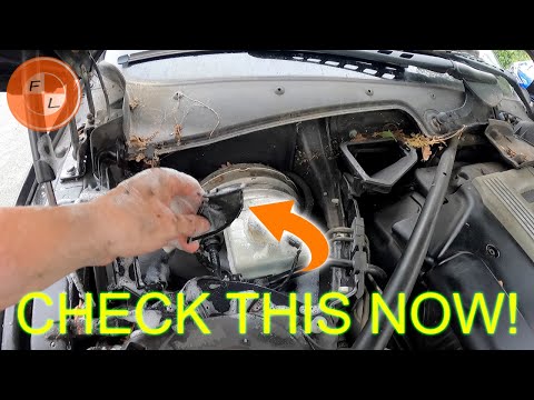 BMW Drain channels.... CHECK THEM NOW!!!! - YouTube