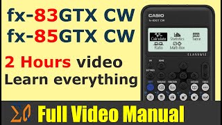 Casio FX-83GT CW and Casio FX-85GT CW Calculators full video manul screenshot 5