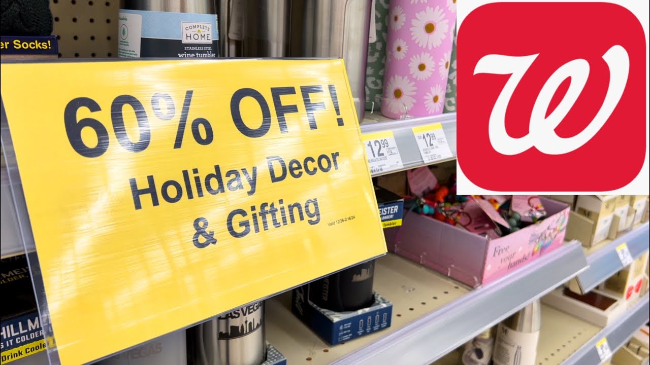 Walgreens 60 off clearance youtube