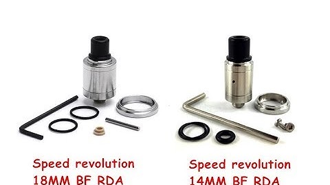 SS316 Speed revolution 18MM VS Speed revolution 14MM BF RDA from Wejoytech