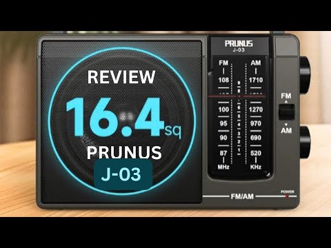 PRUNUS J-03 : Unboxing And Review| बेबाक सच J-03 के बारे में  #prunus #j03 #tabletopradio #amfm