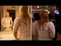 Woman surprises hubby by putting on wedding dress after 35 years; daughter captures moments