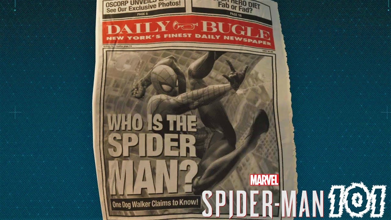 Spider-Man PS4: 101 - ALL Daily Bugle Newspapers!!! - YouTube