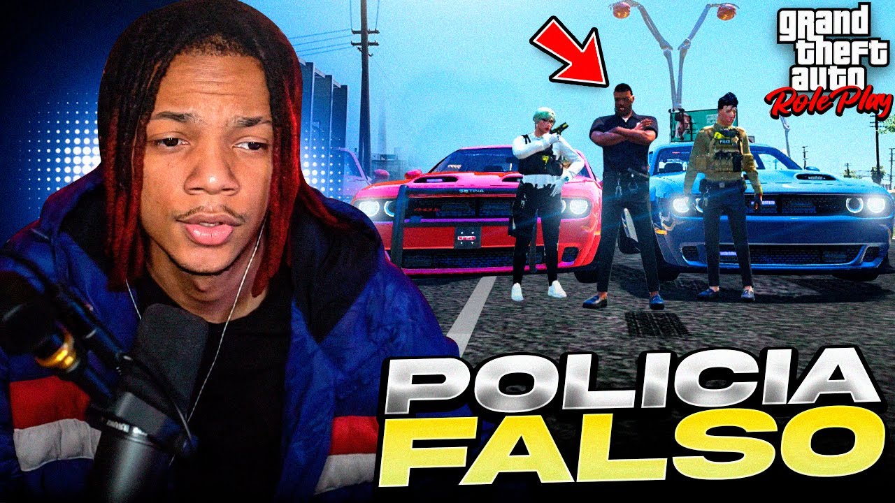 ME HAGO PASAR POR POLICIA 👮‍♀️ Y ENTRO A COMISARIA EN UN SERVIDOR DOMINICANO GTA 5 ROLEPLAY