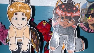 How to make hanging paper dolls!! (NOT MY ORIGINAL IDEA!!!)