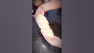 A simple technique to braid a 4 Strand Challah! Easy and beautiful ❤️🔥