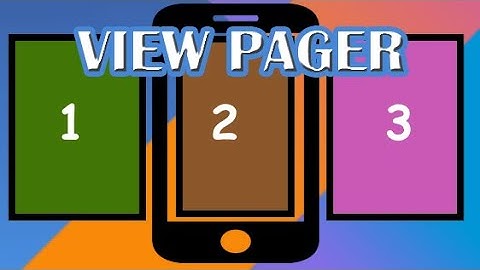 VIEWPAGER IN ANDROID STUDIO