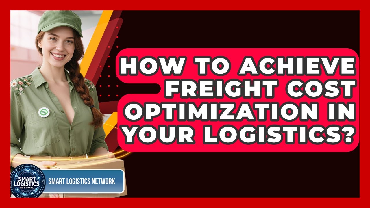 How To Achieve Freight Cost Optimization In Your Logistics? - Smart ...