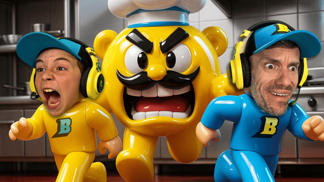 FUGA INSANA DO COZINHEIRO NO ROBLOX! - Brancoala Games