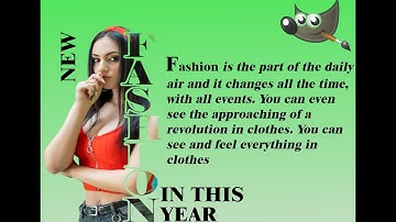 Text Masking Effect - GIMP Photo Editing - Typography