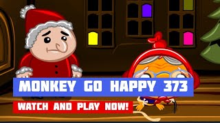Monkey GO Happy: Stage 373 — Advent Calendar · Game · Walkthrough screenshot 5