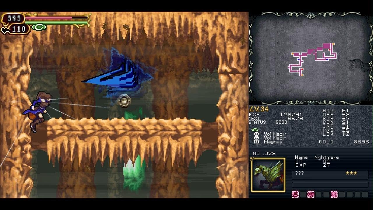 Castlevania: Order Of Ecclesia 015 - Trying To Get Windy Glyph and Exploring The Giant Place