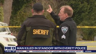 Man killed in standoff with Everett Police | FOX 13 Seattle