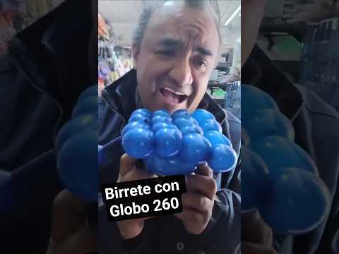 Birrete con 260 #globos #tips #creativo #clases #graduacion