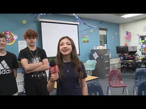 Possible Future Reporters Show Their Skills Off At Career Day At Pauline South Intermediate Schoo...