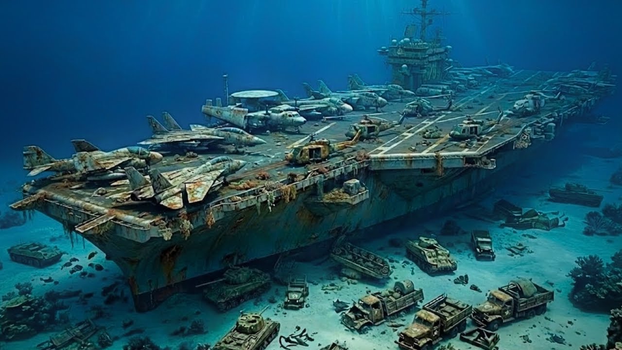 American Warship Found on the Ocean Floor - Intact Convoy