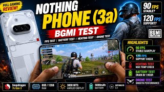 Nothing Phone (3a) Honest Gaming Review | BGMI FPS + Heating + Battery Test 2026 screenshot 5
