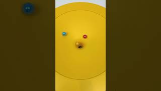 Marble run 🌈Rainbow Balls 🟡Haba slope ⏯️ Slow motion #marblerun