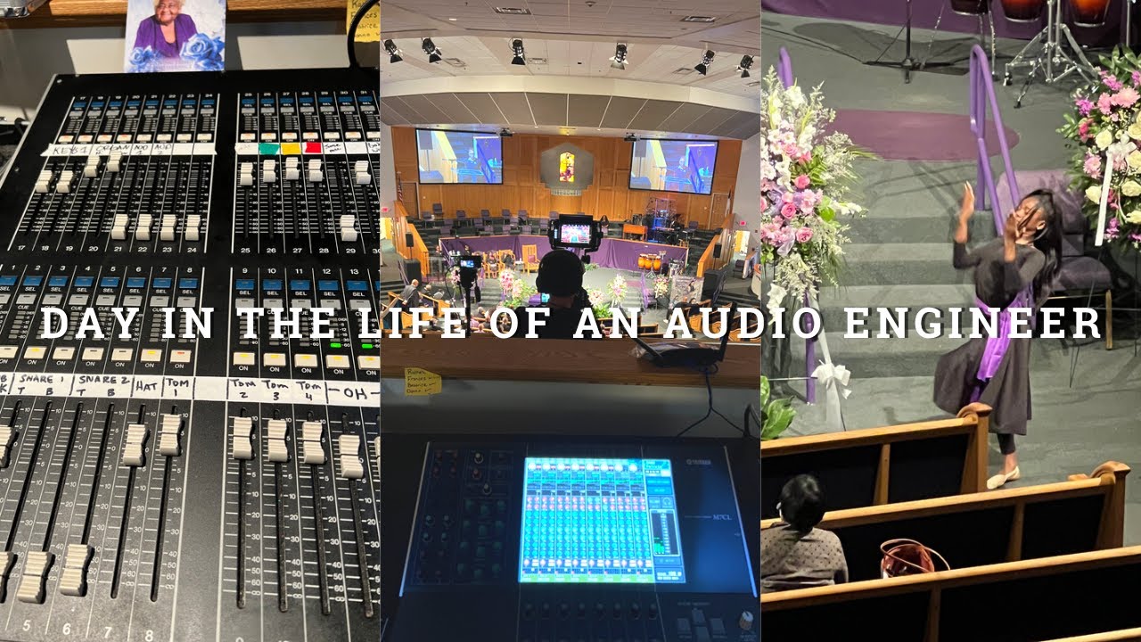 DAY IN THE LIFE OF AN AUDIO ENGINEER Trayonelovemedia