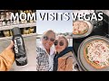 MOM VISITS VEGAS VLOG (SPRAY PAINTING, CHICKEN PESTO PIZZA, LITTLE FIRES EVERYWHERE, ETC)