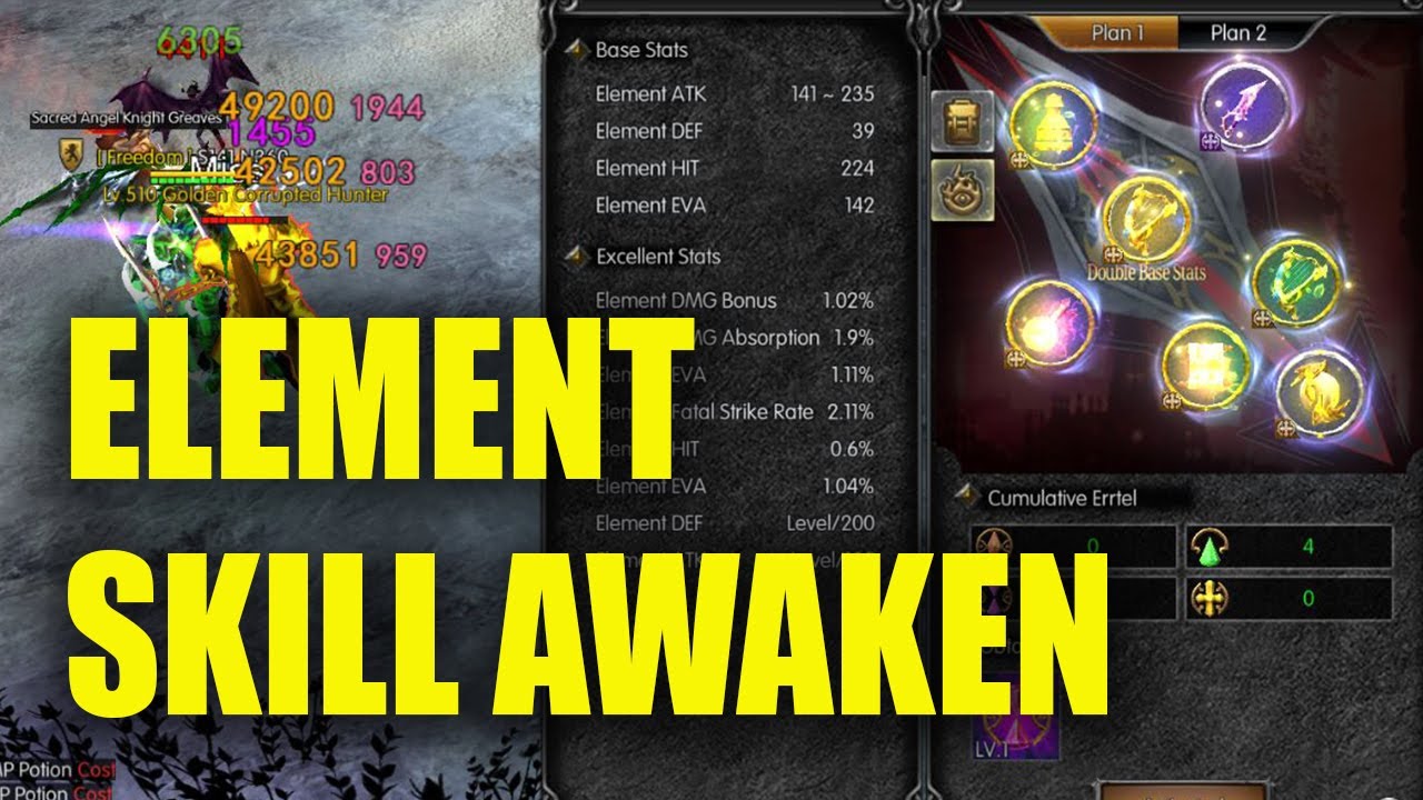 ELEMENT SKILL AWAKEN EXPLAINED - MU MONARCH - YouTube