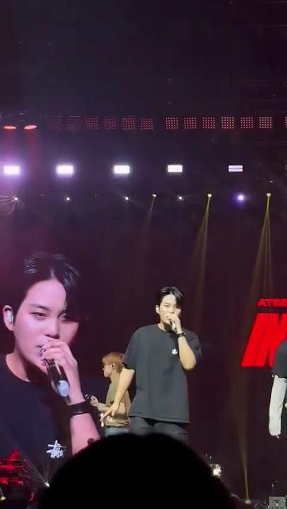 Jongho from ateez soundcheck in SanJose today 🐻#JONGHO #ATEEZ #ATEEZinSanJose