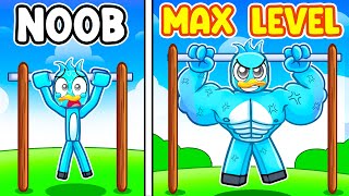 MAX LEVEL Strength in Roblox Pull Up Simulator!