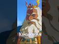 I finally meet King Rhoam in #hyrulewarriorsageofcalamity