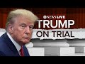 Live attorneys present opening statements in trumps historic hush money case