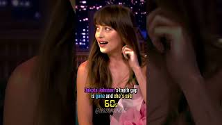 Dakota Johnson’s Tooth Gap is Gone & She’s Sad 😔 #shorts #dakota #jimmy