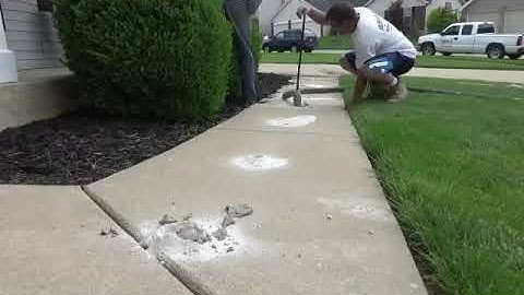 Is Mudjacking permanent? Mudjacking sidewalk to front porch