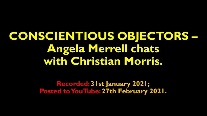 CONSCIENTIOUS OBJECTORS Angela Merrell chats with ...