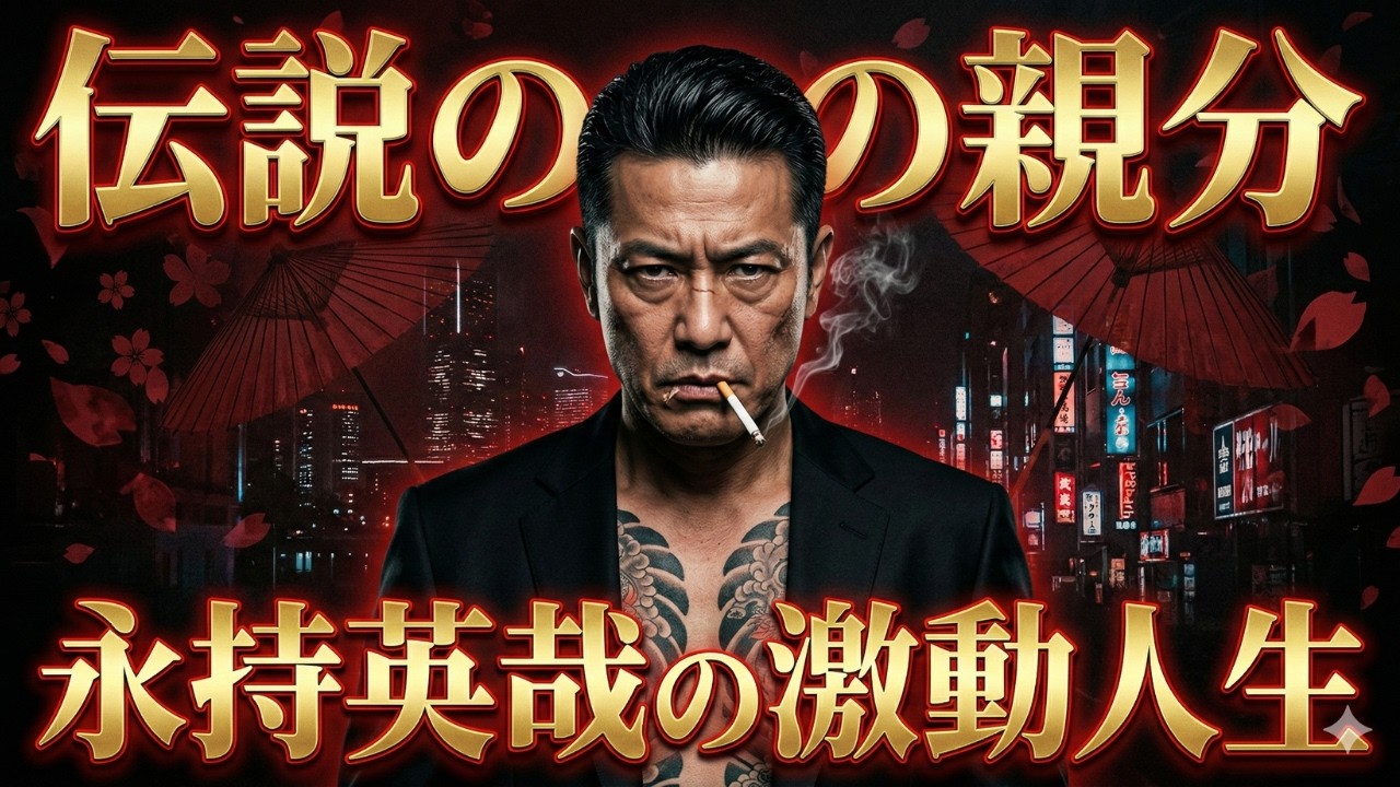 伝説のヤクザ 永持英哉の波乱万丈な生涯！飴徳連合会会長の実録ストーリー