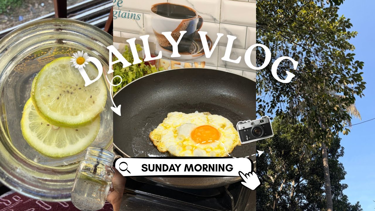 ✨ A Day in My Life | Sunday Morning Routine | Daily Vlog| Living Alone ✨ #vlog