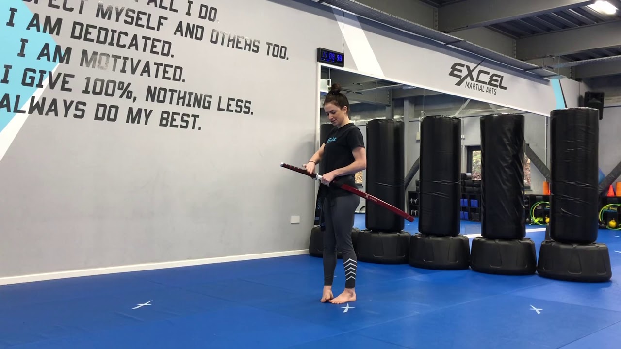 Black Belt Sword Form 2 YouTube