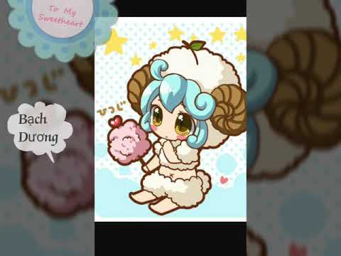 Video Chibi, 12 cung hoàng đạo nữ cute - Phần 1( PIPI) - youtube