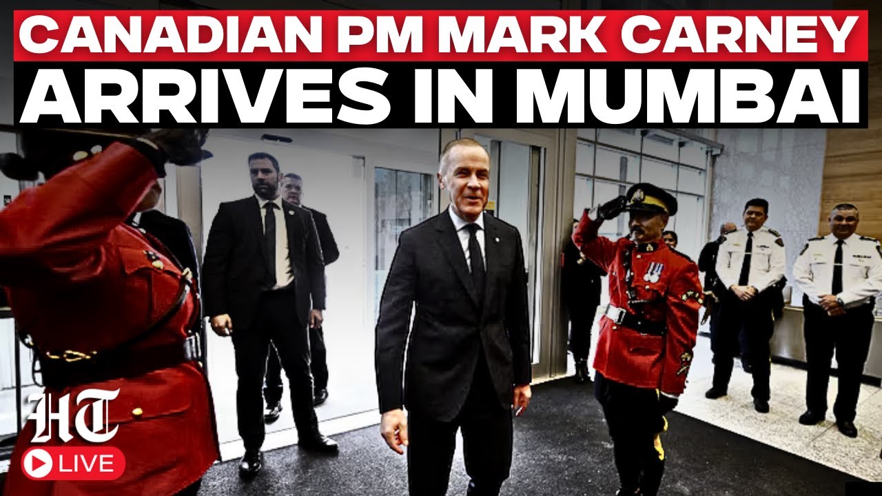 LIVE: Canadian PM Mark Carney Arrives In Mumbai On His First Visit To India | PM Modi | Canada