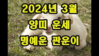 2024년 3월 양띠 운세.