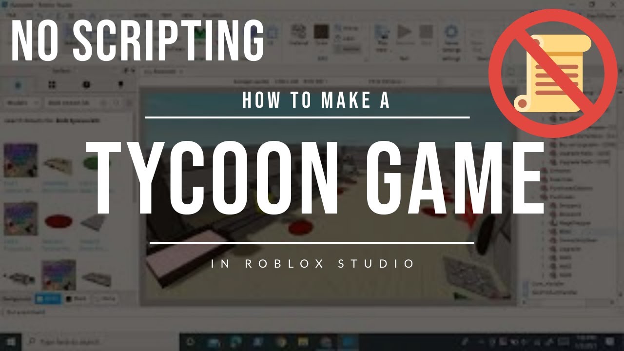 How To Make A Tycoon Game In Roblox Studio Youtube - how to make a tycoon in roblox