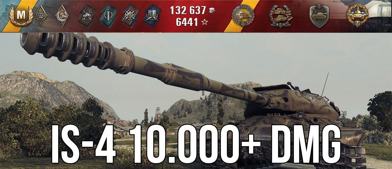 rekto paris World of Tanks | IS-4 10,000+ Damage | Replay